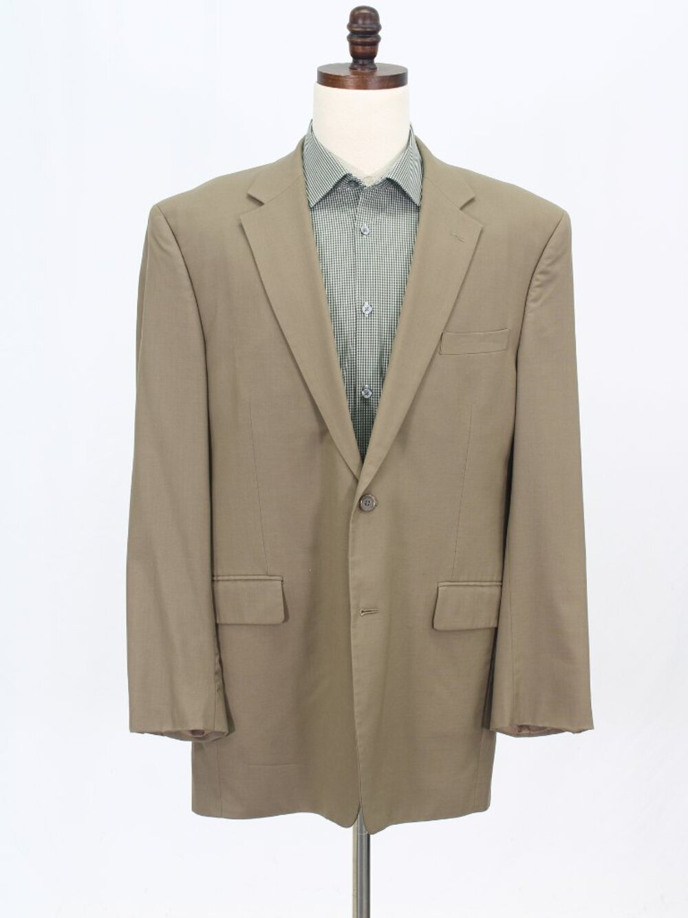 Jos. A. Bank 44L Brown Blazer Sport Coat Jacket 2-Button Solid M601